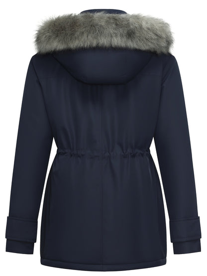 WinterBescherming - Robuuste capuchonparka voor dames