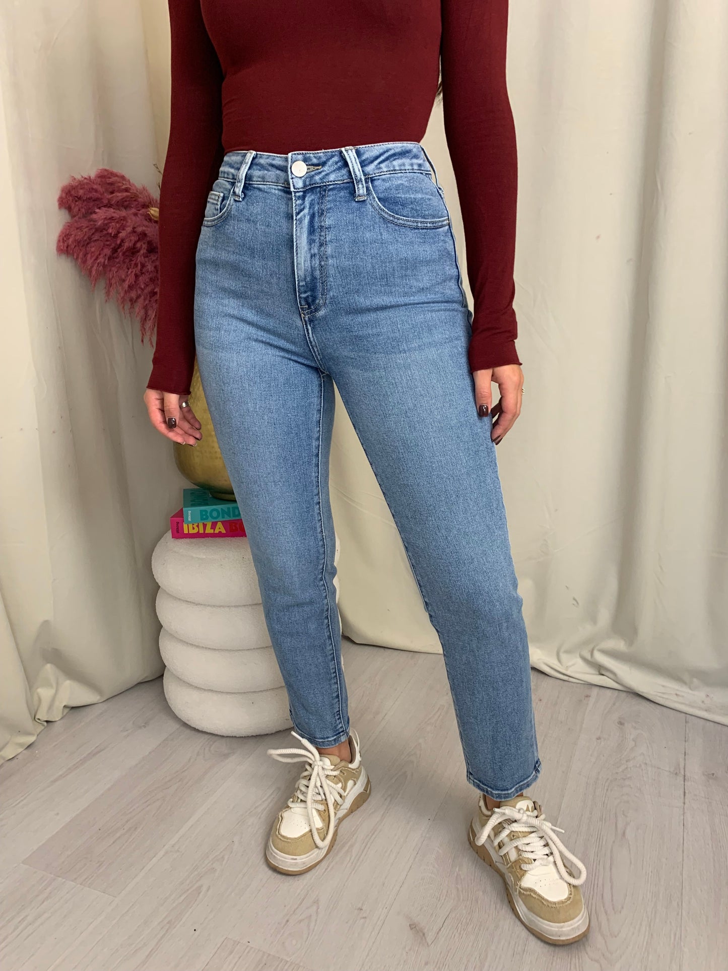 Elise Chique Mom Jeans | Klassiek Denim met een Trendy Twist