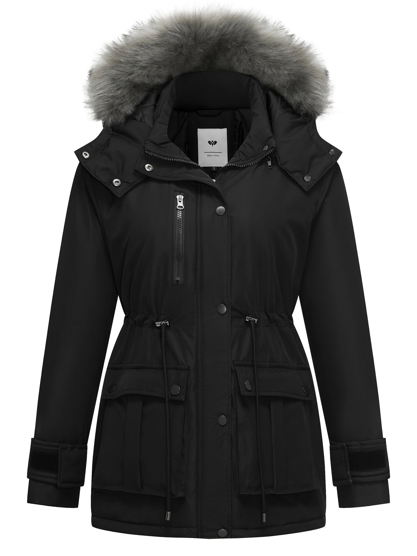 WinterBescherming - Robuuste capuchonparka voor dames