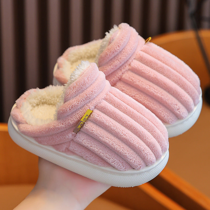 Zachte pluche knusse huisslippers voor jongens en meisjes - Justine