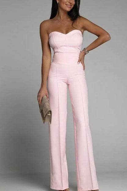 Lyra - Elegante Hoog-Waisted Jumpsuit