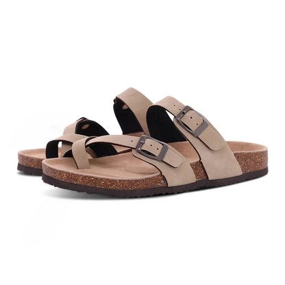 Summer Breeze - dames sandalen met open teen stijl en dubbele gesp