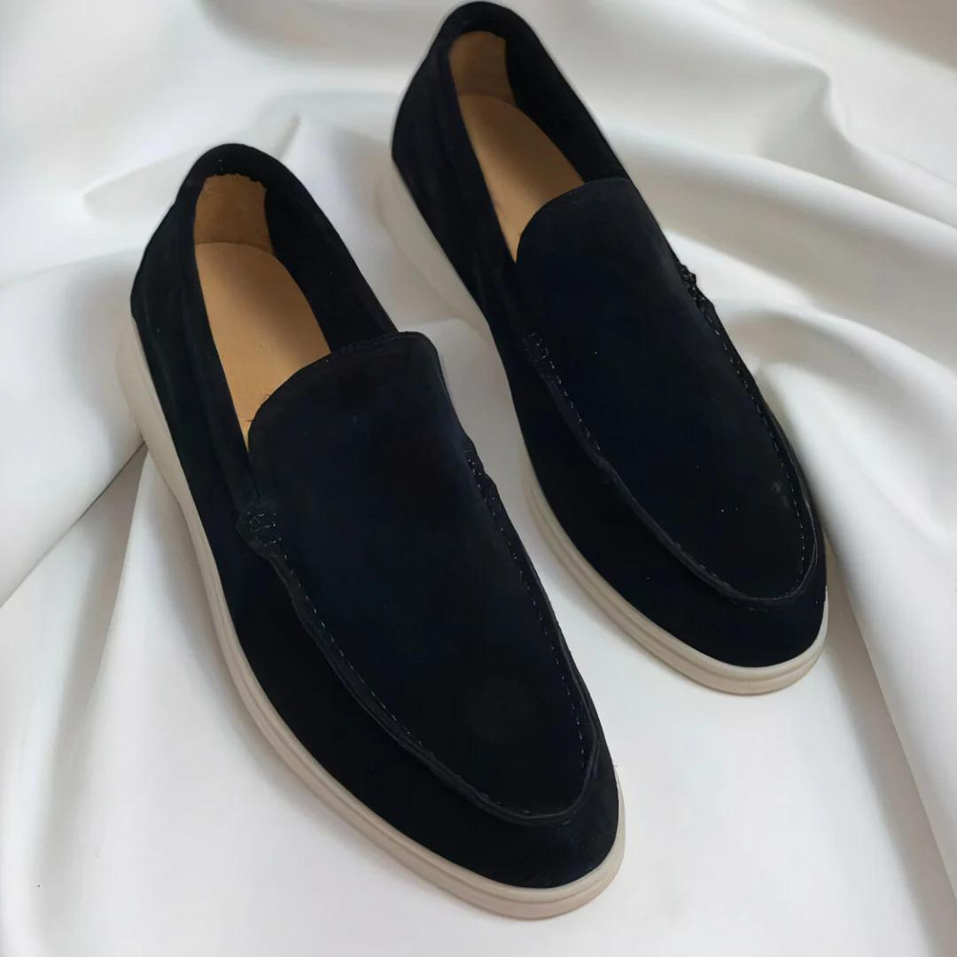 Redden - Casual instappers van suède loafers