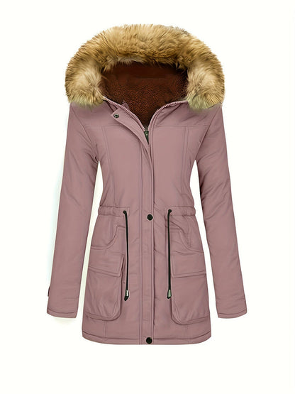 Cordilee - Winterparka met capuchon en diepe zakken