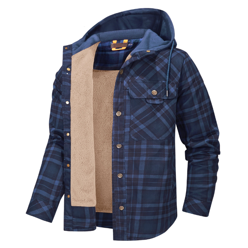 Mason Lewis | Hooded Logger Flanellen Outdoor Jacket