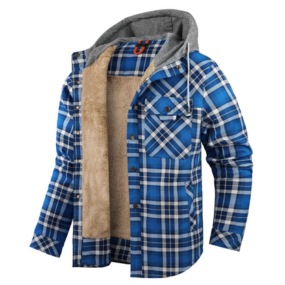 Mason Lewis | Hooded Logger Flanellen Outdoor Jacket