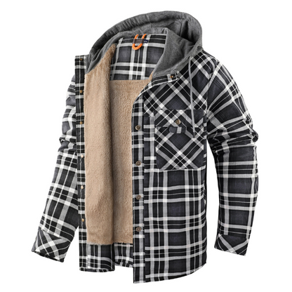 Mason Lewis | Hooded Logger Flanellen Outdoor Jacket