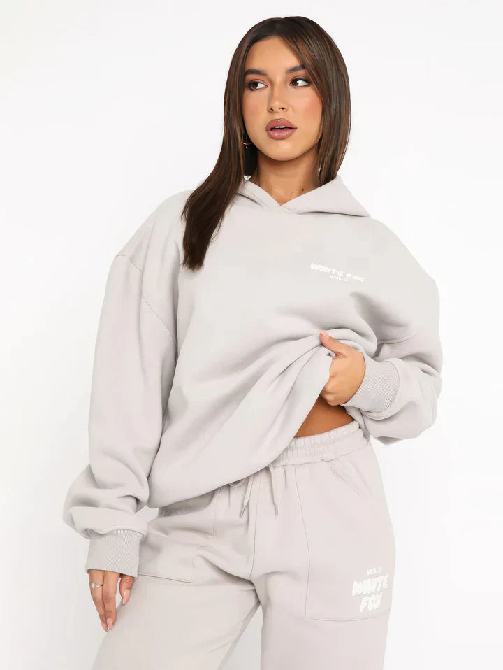 White Fox - Stijlvolle LoungeSet Jogging Huispak dames