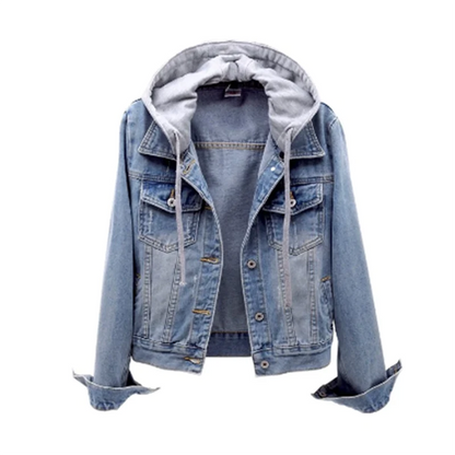 Marysa | Denim jacket met capuchon