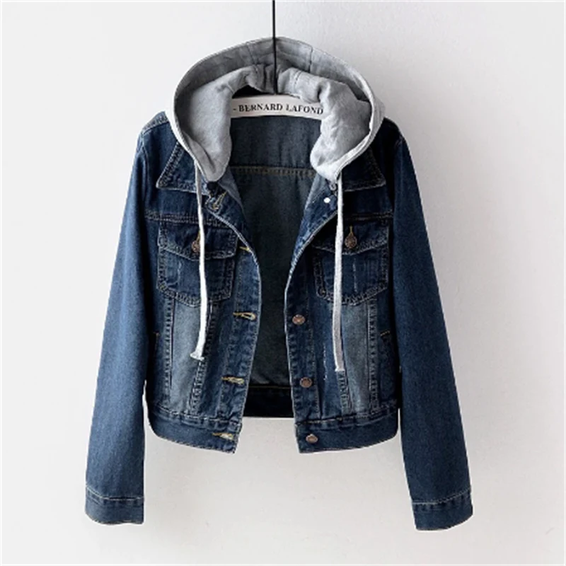 Marysa | Denim jacket met capuchon