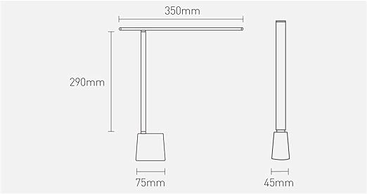 Minimalstic Nordic stijl LED bureaulamp draadloos en dimbaar