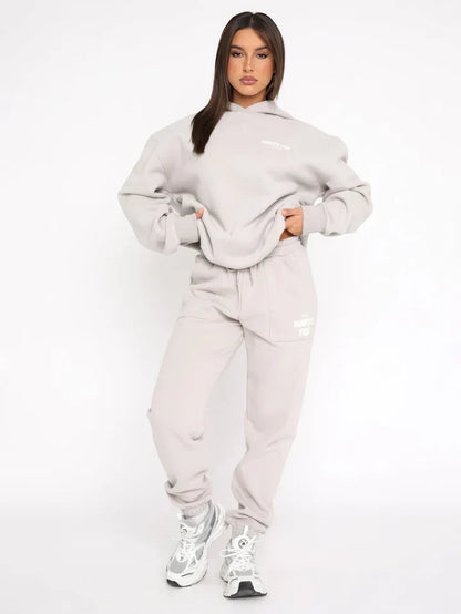 White Fox - Stijlvolle LoungeSet Jogging Huispak dames