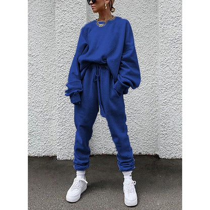 Dior - Tweestuks lounge set met oversized sweatshirt en broek met trekkoord