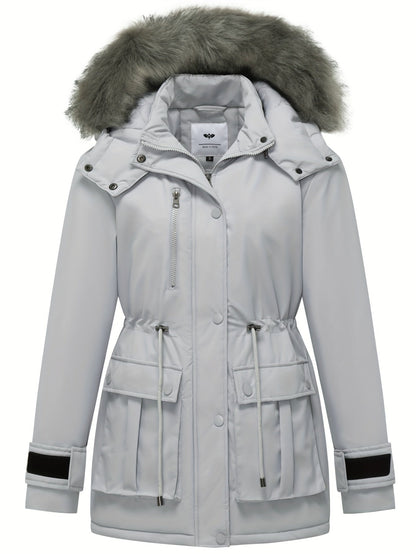 WinterBescherming - Robuuste capuchonparka voor dames