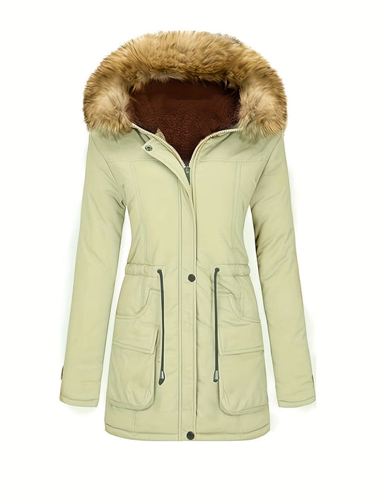 Cordilee - Winterparka met capuchon en diepe zakken