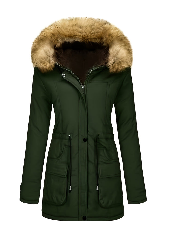 Cordilee - Winterparka met capuchon en diepe zakken