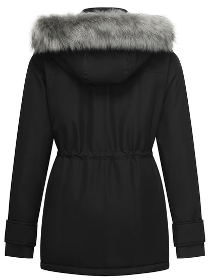 WinterBescherming - Robuuste capuchonparka voor dames