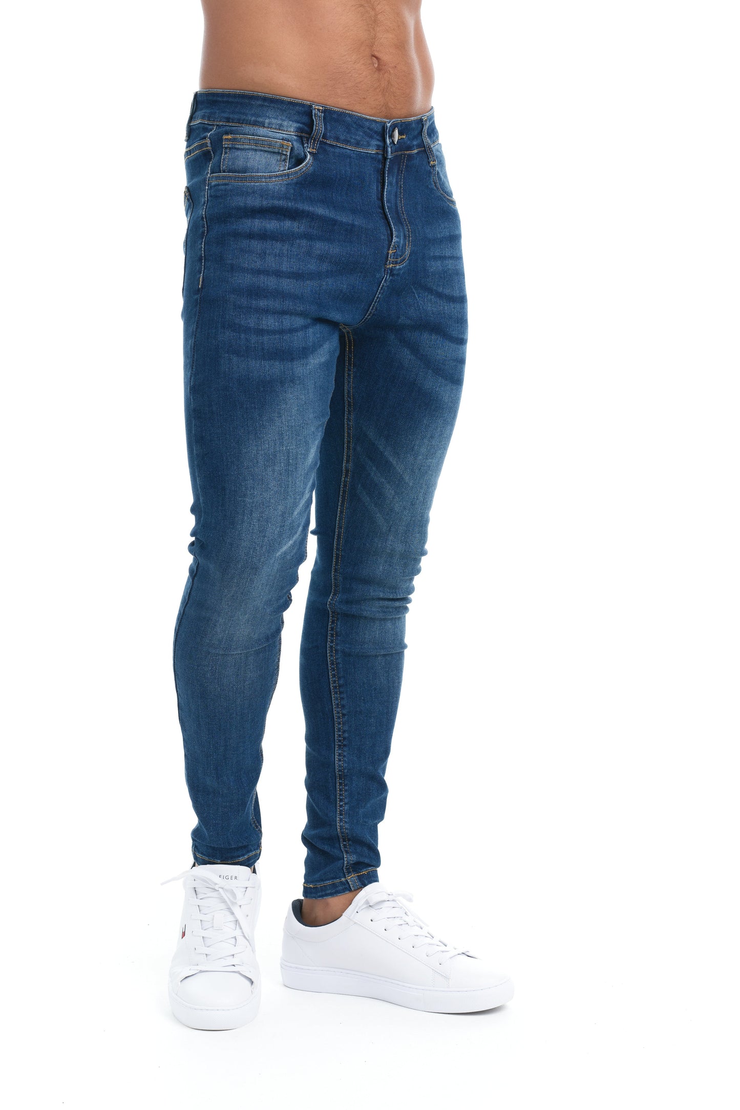 Webster - Klassieke skinny jeans met vervaagde wassing