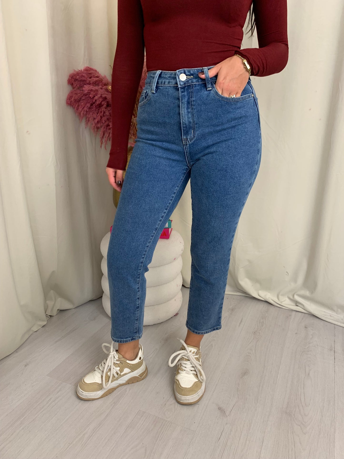 Elise Chique Mom Jeans | Klassiek Denim met een Trendy Twist