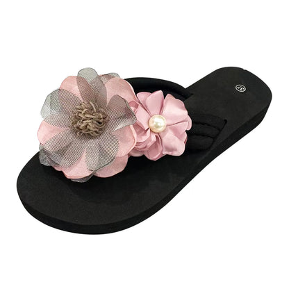 Lila - Zomerse Bloemen Sandalen