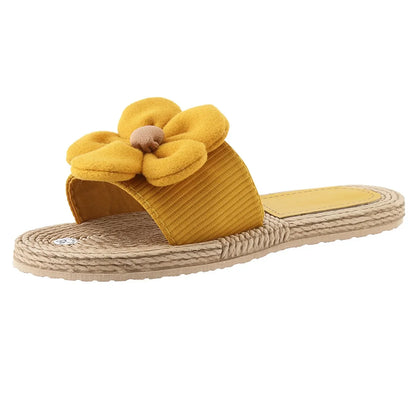 Flora - Zomer Bloemen Platte Slippers