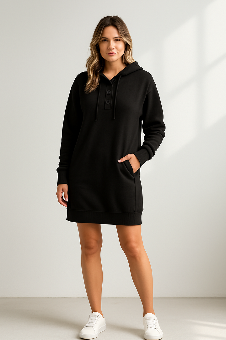 Candida - Jurk met capuchon voor vrouwen