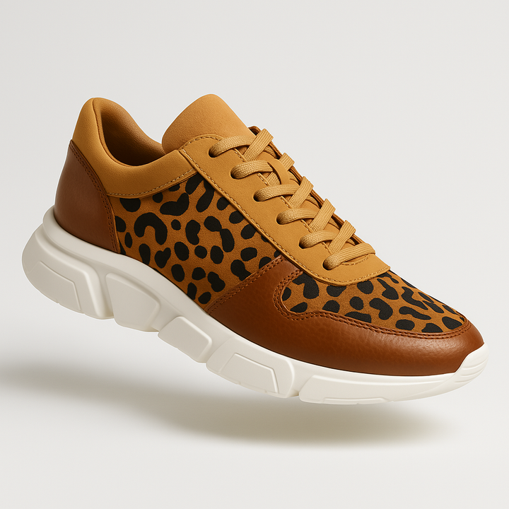 Tigra - Dames sportschoenen met luipaardprint