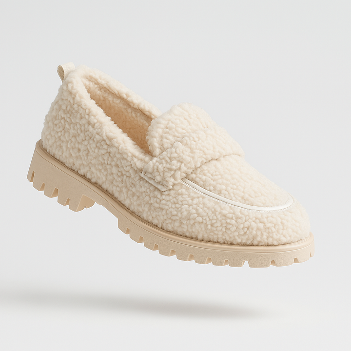 Dienna | Slipvaste flexibele pluche pantoffels voor dames