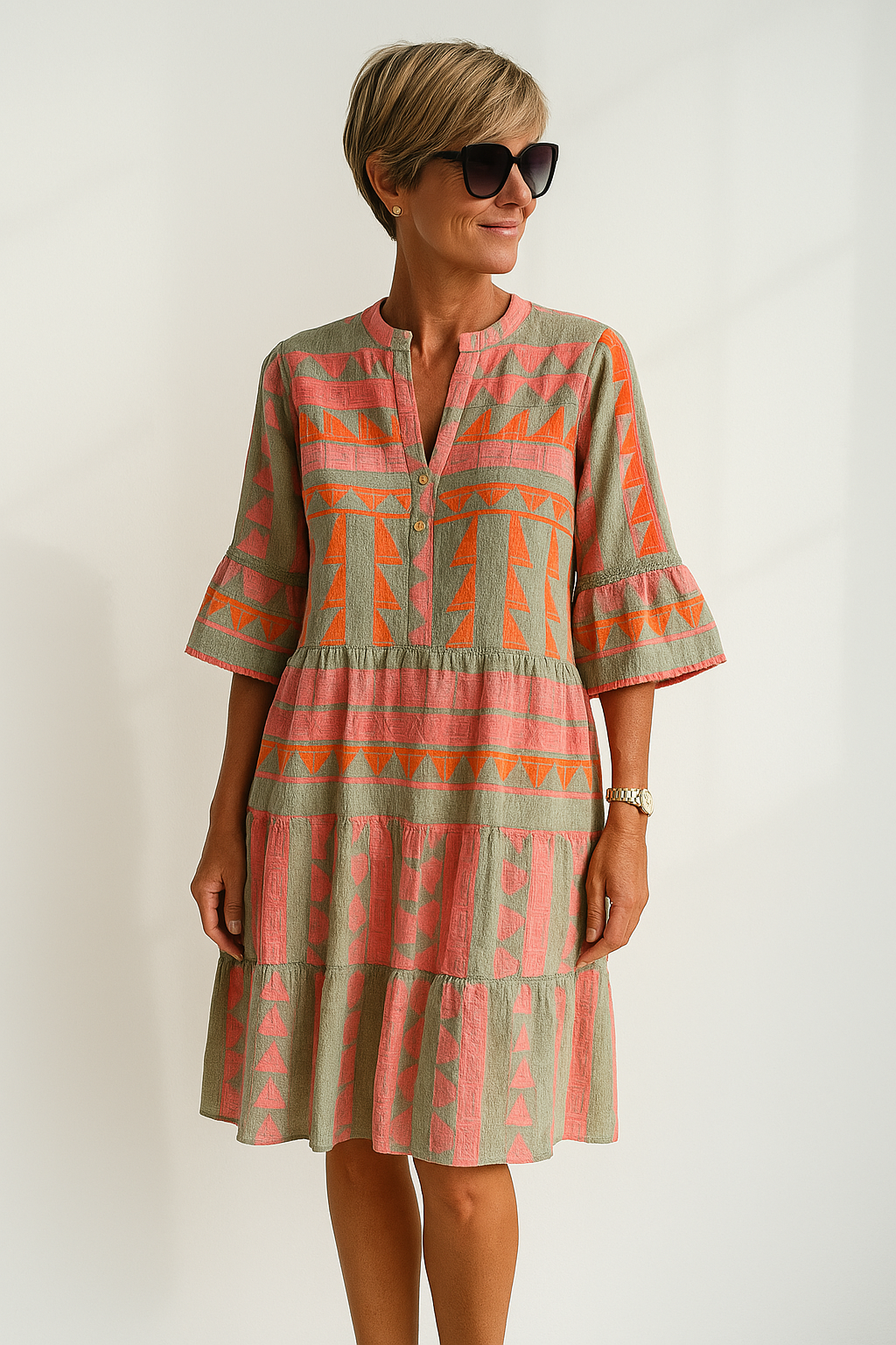 Belize - Bohemian Ibiza stijl tuniek jurk
