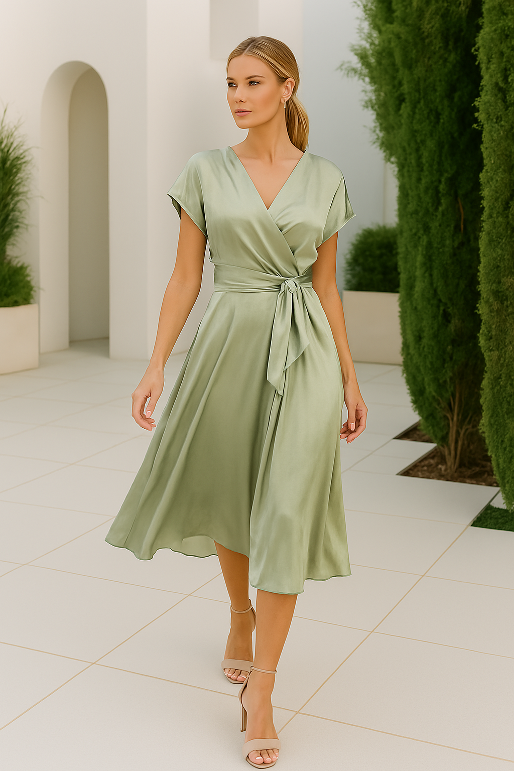 Firosa | Graceful Avondjurk met een Vleugje Glamour