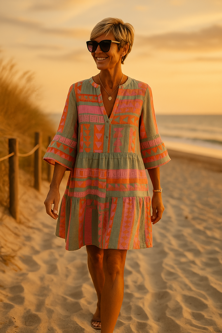 Belize - Bohemian Ibiza stijl tuniek jurk