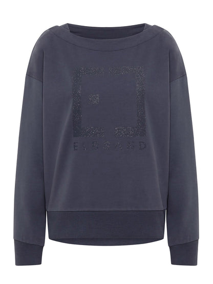 Rory - Relaxed fit sweatshirt met reliëfontwerp op de voorkant