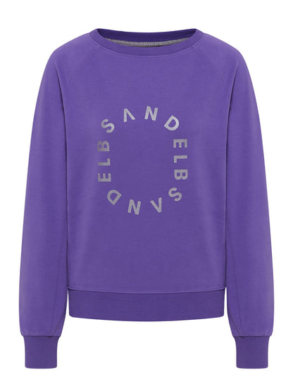 Bronte - Sweatshirt met graphic text en relaxte pasvorm