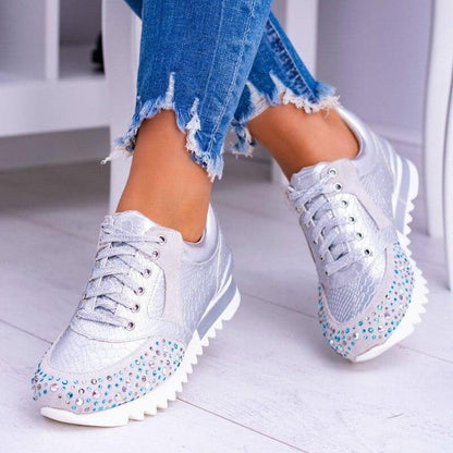 Gwen - Opvallend moderne dames sneaker met leuk patroon