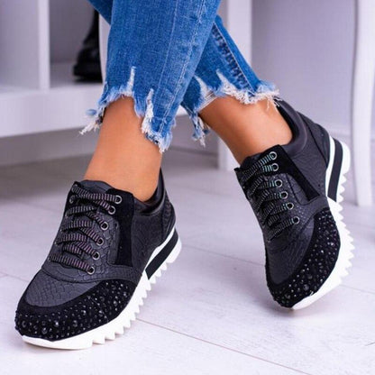 Gwen - Opvallend moderne dames sneaker met leuk patroon