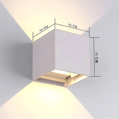 LED Kubus Design Wandlampen