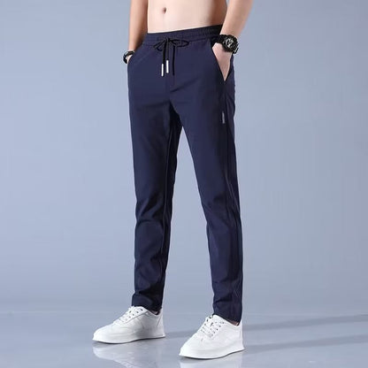 Reymart - Ademend slim-fit broek voor atletische mannen