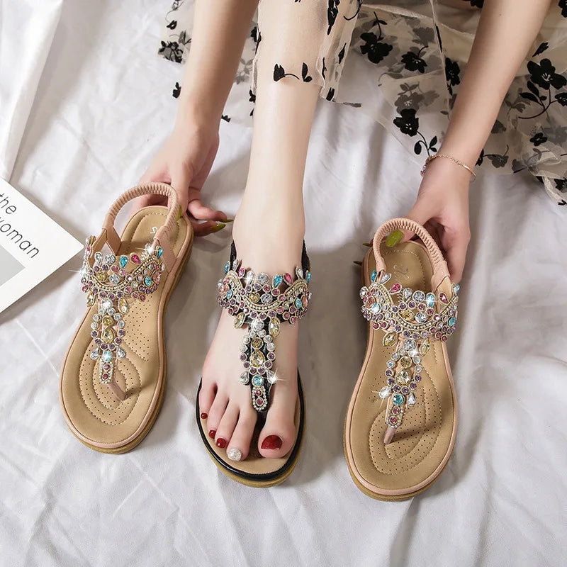 Britt - Boho sandalen jewels