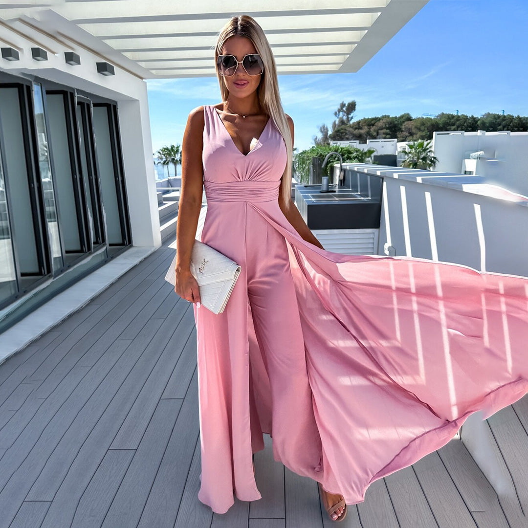 Laura - Gala jumpsuit flare broek