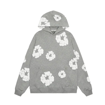 Stijlvolle casual hoodie met bloemenpatroon voor dames |  Celisa