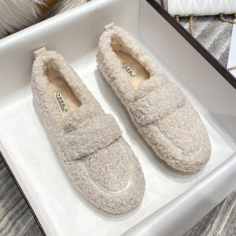 Dienna | Slipvaste flexibele pluche pantoffels voor dames