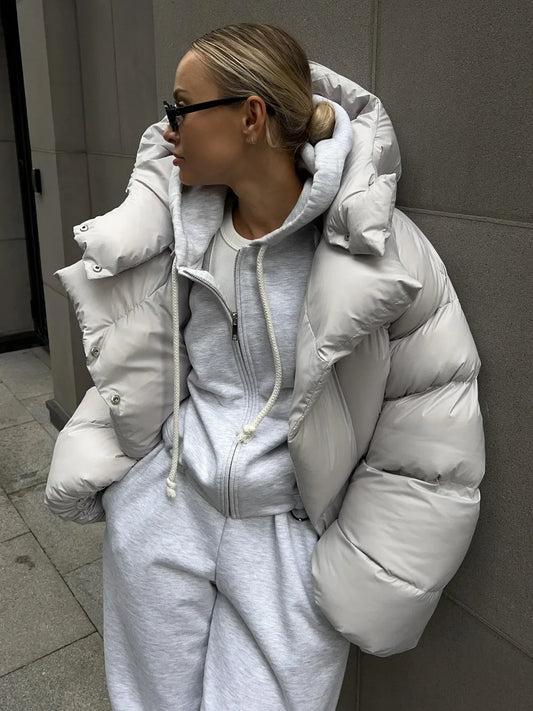 Emma | Puffy Oversize winter bomber jacket dames