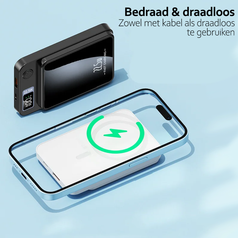 MagCharge - Compacte krachtige Powerbank (draadloos) | Magsafe