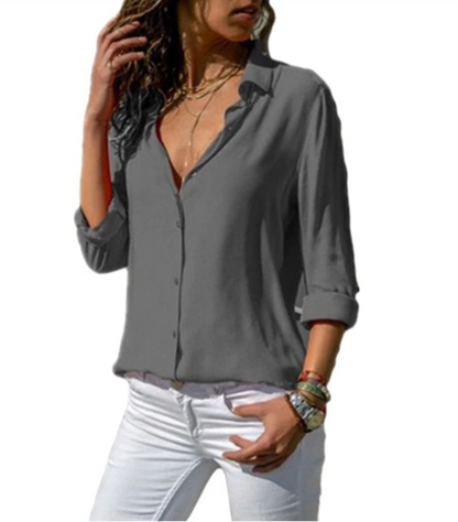 Lieve - Casual Lange Mouw Blouse