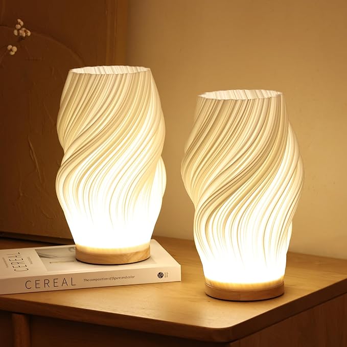 Wavy Ribbed Lamp