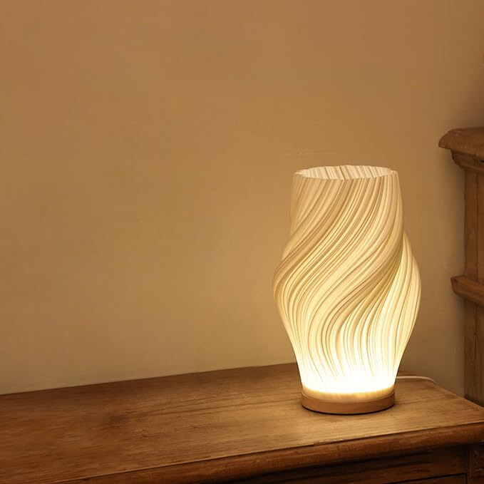 Wavy Ribbed Lamp