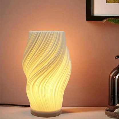 Wavy Ribbed Lamp