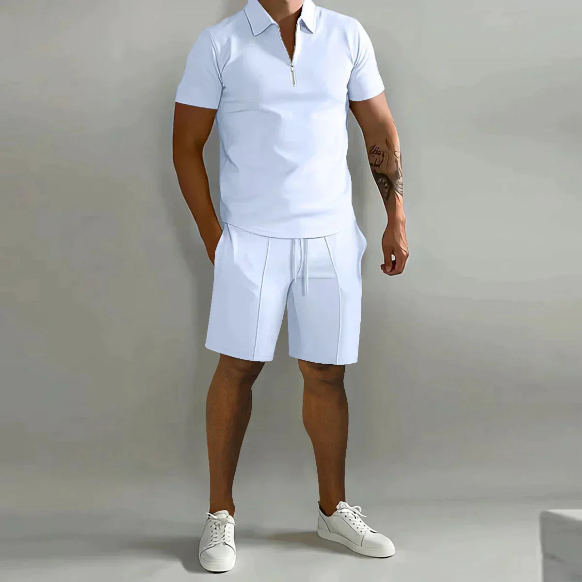 Job - Summer polo short set tweedelig mannen