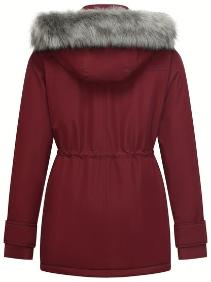 WinterBescherming - Robuuste capuchonparka voor dames