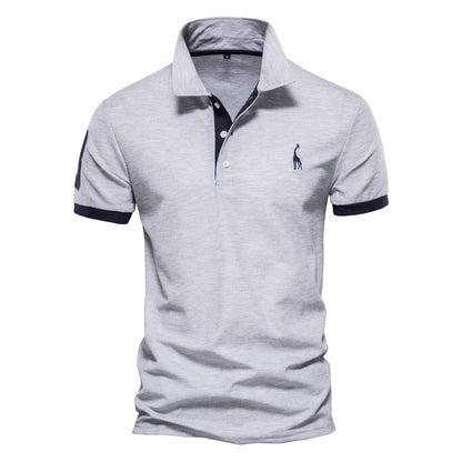 Conan - Slim-fit poloshirt met contrasterende details